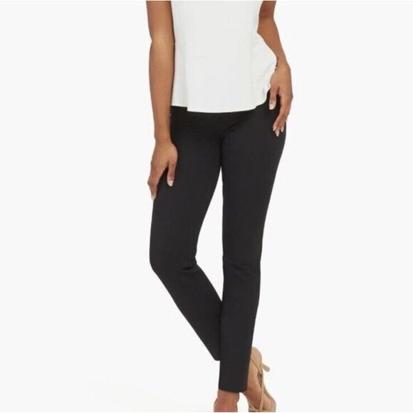 Spanx Women's On-the-Go Polished Ankle Slim Straight Pant 20365R Womens S Black‎ - Picture 1 of 13